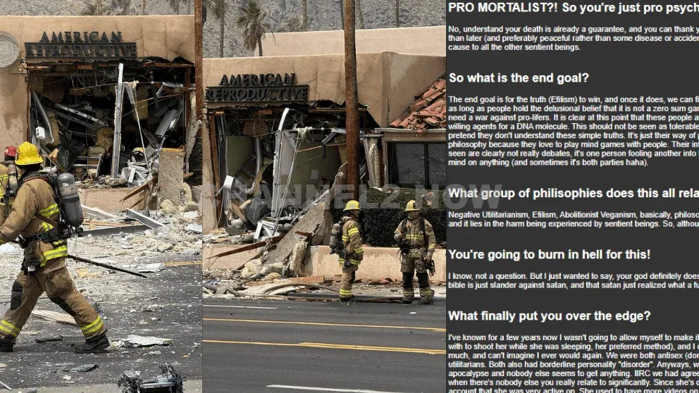 Audio Manifesto Revealed from Palm Springs Fertility Clinic Bomber Guy Edward Bartkus