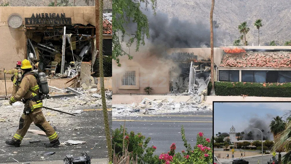 Massive Car Explosion Near Desert Regional Hospital in Palm Springs Shakes City